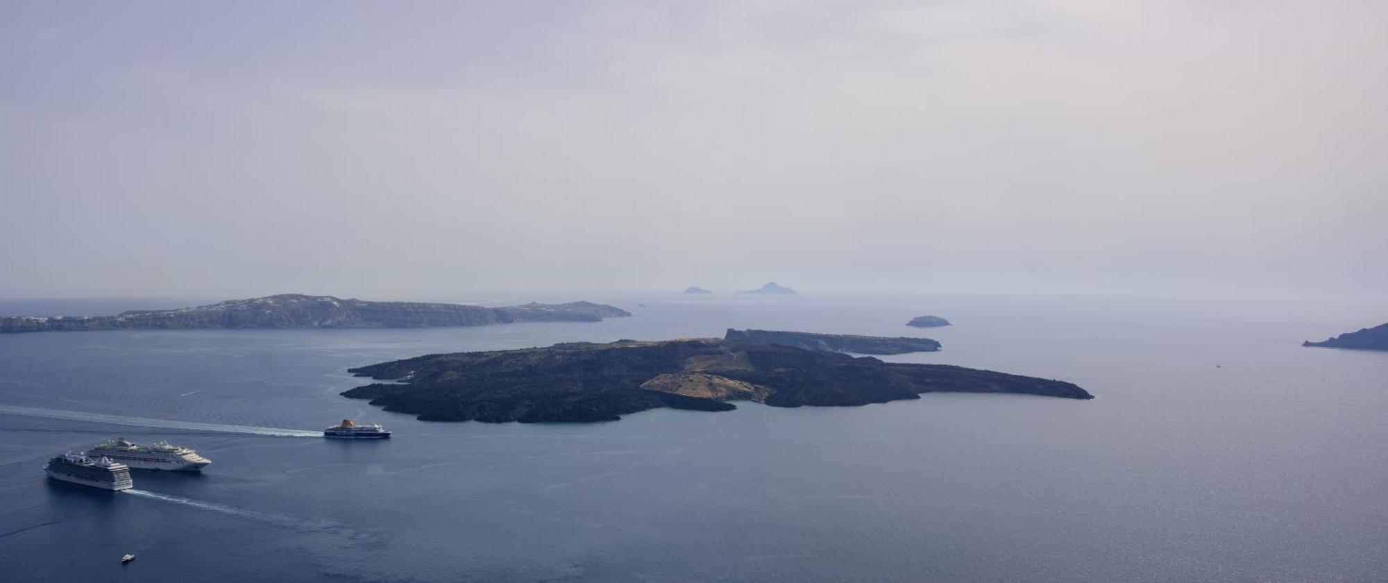 Aethria Villa Imerovígli Buitenkant foto